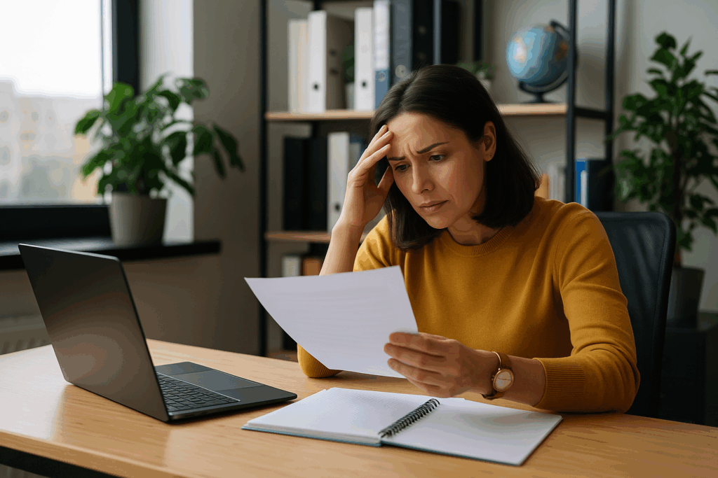 Spécialiste marketing analysant des performances Google Ads sur un ordinateur portable.