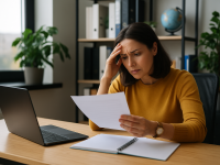 Google Ads – Analyse des performances et conversions Spécialiste marketing analysant des performances Google Ads sur un ordinateur portable.